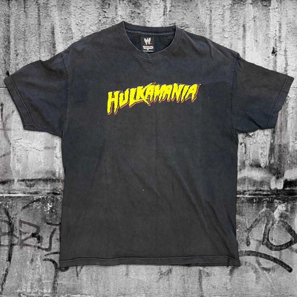 2005 Hulk Hogan Hulkamania Runnin Wild WWE T-Shirt - XL - Wrestling Tee WWE Tag